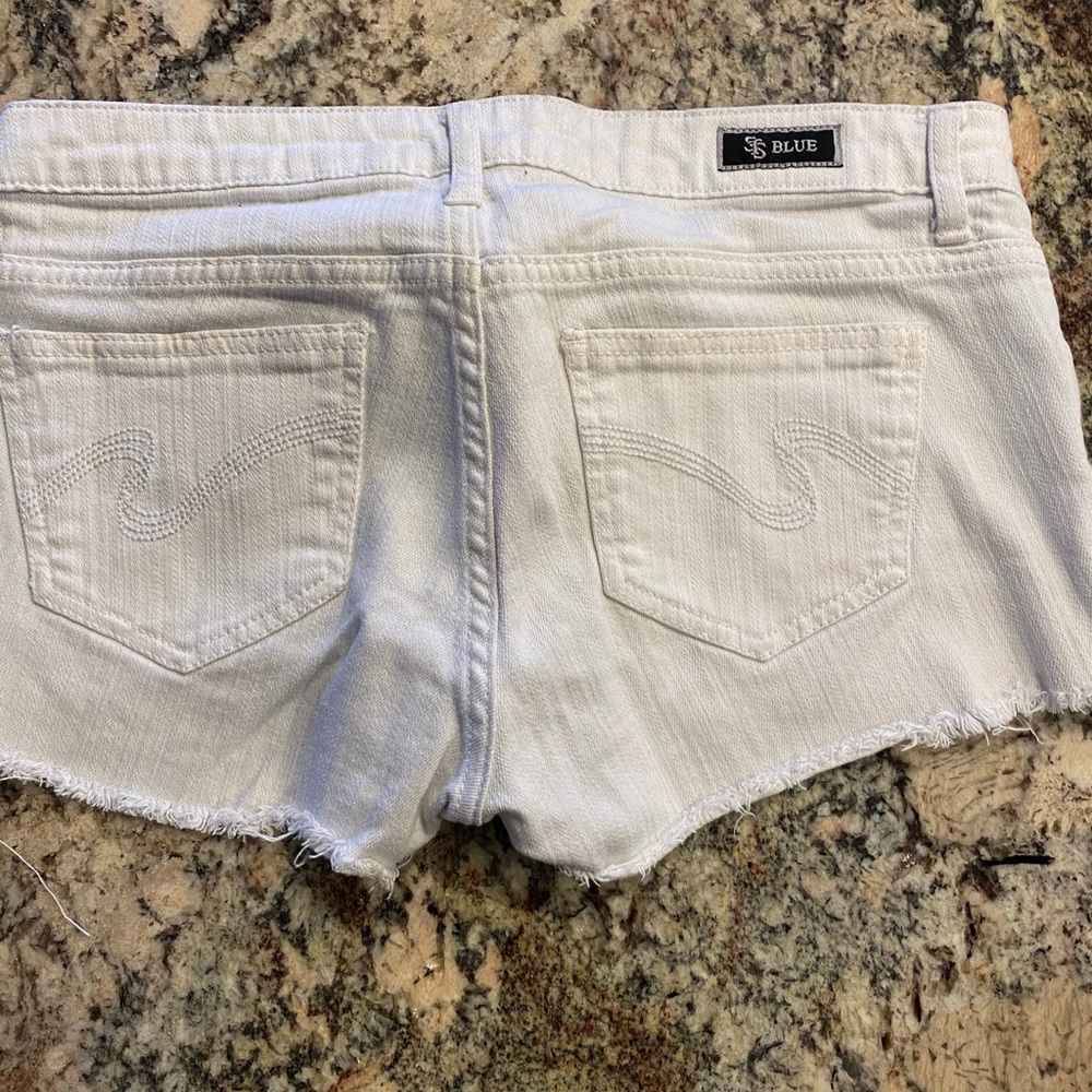 White shorts.